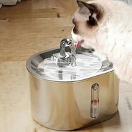 Detailed information about the product Pet Cat Water Fountain Filter Stainless Steel 25L Dispenser Dog Hydration Drinking Bowl Waterer Drinker Quiet USB Powered