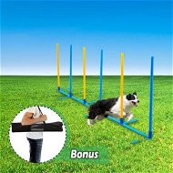 Detailed information about the product Pet Dog Agility Training Weave Pole Interactive Toys Exercise Equipment with Carrying Bag