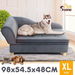 Pet Dog Bed Cat Sofa Puppy Couch Doggy Chaise Soft Lounge Furniture Flannelette Removable Cushion 98x54.5x48cm.. Available at Crazy Sales for $79.88