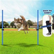 Detailed information about the product Pet Dog Hurdle Bar Puppy Agility Equipment Interactive Toys Exercise Training Jump Set