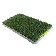 Detailed information about the product Pet Dog Potty Tray Training Toilet + 1 Grass Mat 69cm X 43cm