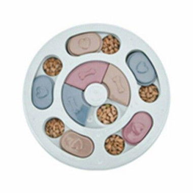 Pet Dog Round Feeder Feeding Training Interactive Puzzle Toys