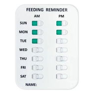 Detailed information about the product Pet Feeding Reminder Pet Feeding Reminder for Dogs Cats Pet Feed Reminder Magnetic or Double Sided Adhesive Prevent Overfeeding (2 Times)