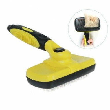 Pet Grooming Brush Self Cleaning Slicker Brushes For Dogs And Cats