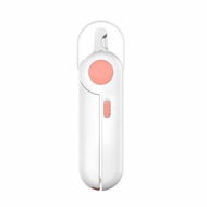 Detailed information about the product Pet Nail Clipper Cats And Dogs Beauty Scissors Led Light Anti-blood Position Manicure Sharpener Pink