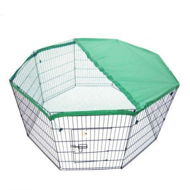 Detailed information about the product Pet Playpen Foldable Dog Cage 8 Panel 36 Inches With Cover