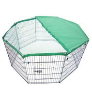 Detailed information about the product Pet Playpen Foldable Dog Cage 8 Panel 42 Inches With Cover