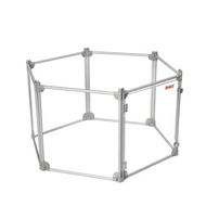 Detailed information about the product Pet Playpen Transparent Acrylic Clear Folding Dog Fence Kennel 6 Panel