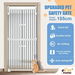 Pet Safety Gate Dog Cat Safe Guard Extra Tall Fence Enclosure Barrier Retractable Security Fencing for Doorway Stairs Kitchen 190 to 250cm. Available at Crazy Sales for $109.95