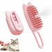 Pet Steam Brush Comb hair, Bath and Massage, Silicone Anti-Static Steamy Dog Brush, Pet Grooming Brush 1 Pack (Pink). Available at Crazy Sales for $12.95