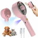 Pet Steam Slicker Brush With UV, Spray Dematting Brush for Shedding, Hair Remover With Release Button for Dogs, Cats (Pink). Available at Crazy Sales for $19.95