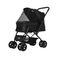 Detailed information about the product Pet Stroller Dog Cat Carrier Foldable Black