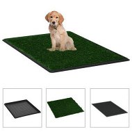 Detailed information about the product Pet Toilet With Tray And Artificial Turf Green 64x51x3 Cm WC