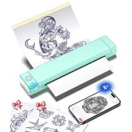 Detailed information about the product Phomemo M08F Wireless Tattoo Transfer Stencil Printer,Thermal Tattoo Machine with 10pcs Free Stencil Paper,Compatible with Smartphone PC Green