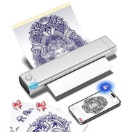 Detailed information about the product Phomemo M08F Wireless Tattoo Transfer Stencil Printer,Thermal Tattoo Machine with 10pcs Free Stencil Paper,Compatible with Smartphone PC Silver