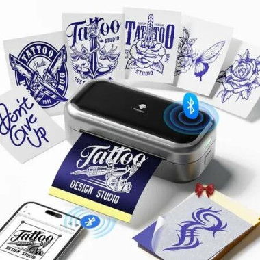 Phomemo TP31 Tattoo Stencil Printer,Mini Tattoo Printer with 30pcs Transfer Paper,Bluetooth Tattoo Machines Printers,Compatible with Tablet,Smartphone