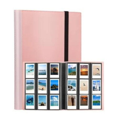 Photo Album 432 Pockets for Fujifilm Instax Mini 11 12 9 40 Evo Liplay 8 7+ Polaroid Kodak HP Zink 2x3 Instant Camera Pink Memory