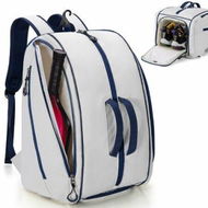 Detailed information about the product Pickleball Bag Fits 4 Paddles,Pickleball Backpack with Laptop Pocket,Shoe Compartment and Fence Hook(White)