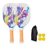 Detailed information about the product Pickleball Paddles 4 Balls Lightweight Pickleball Rackets for Men Women