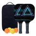 Pickleball Rackets Paddles Fibreglass Surface Set 4 Balls 1 Bag Sports Equipment Play Portable Fitness Gear Beginners Enthusiasts. Available at Crazy Sales for $41.99