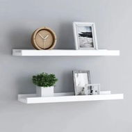 Detailed information about the product Picture Frame Ledge Shelves 2 pcs White 60x9x3 cm MDF