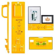 Detailed information about the product Picture Hanging Tool with Level Easy Frame Picture Hanger Wall Hanging Kit, Yellow Hanging Tool