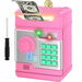 Piggy Bank,Automatic Electronic Piggy Bank for Kids Boys Girls with Password and Fingerprint Unlocking Simulation,Money Bank Kids Safe Toys Age3+ (Pink). Available at Crazy Sales for $24.99