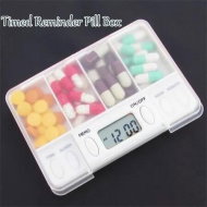 Detailed information about the product Pill Organiser Box With Electronic Timer Medicine Reminder Storage Container
