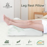 Detailed information about the product Pillow Foam Pillow Leg Raiser Support Bamboo Cover Elevation Bed Luxdream