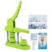 Pin Maker Button Machine 32mm DIY Badge Press Installation Free Punch Kit 500pcs Parts Circle Cutter Magic Book 3rd Gen. Available at Crazy Sales for $79.99