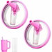 Pink 2 Pcs Stanley Cup Lid 40 Oz Tumbler Lids Spill Proof Splash Resistant Reusable Replacement Lid Fit for Stanley Cup. Available at Crazy Sales for $14.99