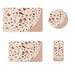 Pink 4 PCS Set PU Leather Diatom Mud Wash Pad Absorbent Sink Pad for Kitchen Bathroom Toothbrush Coaster. Available at Crazy Sales for $19.99