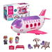 Pink Airplane Playset for Girls, Girls Airplane Toy with Little Person Figurines and Accessories, Dream Plane Playset for Girls Ages 3 to 10. Available at Crazy Sales for $24.95