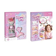 Detailed information about the product Pink Bead Set Mermaid DIY Handmade Bracelet Jewelry Nail Stickers Childrens Toys