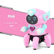 Detailed information about the product Pink Dancing Electric Six Clawed Fish Robot Features Dynamic Sound Effects And Cool Lights Ideal Gift For Children Over 3 Years Old
