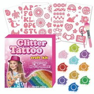 Detailed information about the product Pink Set Glitter Tattoo Stickers Children DIY Diamond Body DIY Creative Stage Concert Glitter Tattoo