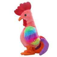 Detailed information about the product (Pink)Robot Chicken Pet Toys Electronic Screaming Rooster Electric Funny Dance Sing Soft Plush Toy Music For Kids Birthday,Christmas,Estate,Gift