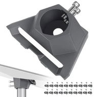 Detailed information about the product Pipe Adapter Mount for Starlink Gen 3, Compatible with 1.25 to 2.5 inch Pipe, Starlink V3 Dish Heavy Duty Roof Pole Mounting Kit Connectors