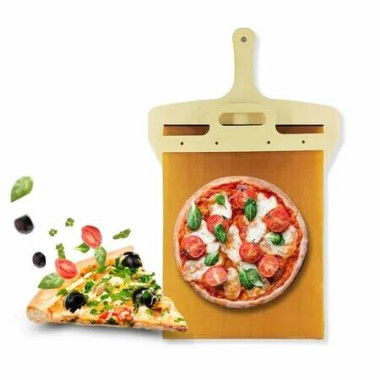 Pizza Paddle Non-Stick Sliding Peel 50x30cm Spatula Handle Transfers Pala Scorrevole Kitchen Shop Baking Tool