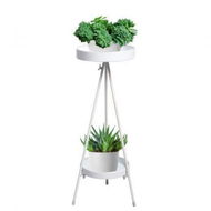 Detailed information about the product Plant Stand 2 Tiers Outdoor Indoor White Large