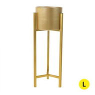 Detailed information about the product Plant Stand Garden Planter Metal Gold Large