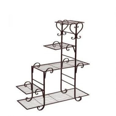 Plant Stand Outdoor Indoor Metal Bronze