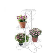 Detailed information about the product Plant Stand Outdoor Indoor Metal White