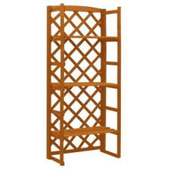 Detailed information about the product Plant Stand With Trellis Orange 60x30x140 Cm Solid Firwood