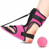 Detailed information about the product Plantar Fasciitis Night Splint with Massage Ball for Plantar Fasciitis Relief, Comfortable Plantar Fasciitis Brace for Achilles Tendonitis Heal Spur Foot,Pink