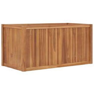 Detailed information about the product Planter 100x50x50 Cm Solid Teak Wood