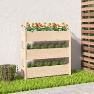 Detailed information about the product Planter 112x25x104.5 Cm Solid Wood Pine.