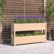 Detailed information about the product Planter 112x25x66 cm Solid Wood Pine