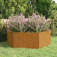 Detailed information about the product Planter Rusty 120x120x45 Cm Corten Steel