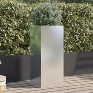 Detailed information about the product Planter Silver 32x29x75 cm Stainless Steel